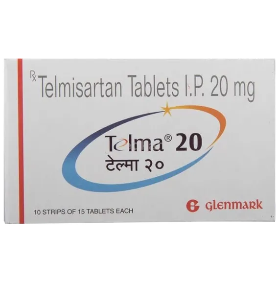 telma 20mg tablet 15's